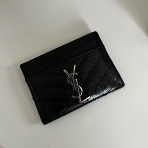 YSL Black Card Holder